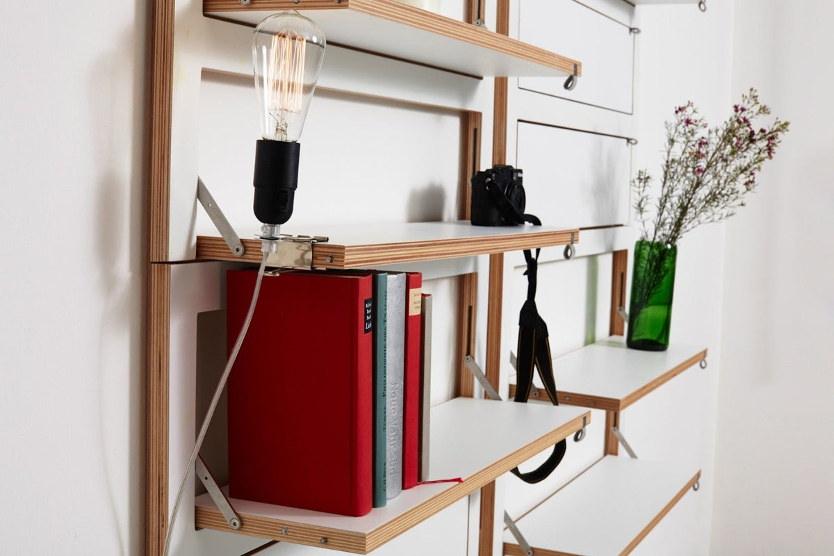 Fläpps Shelf 80x40 - 2 - White - Shelves - Ambivalenz – view 10