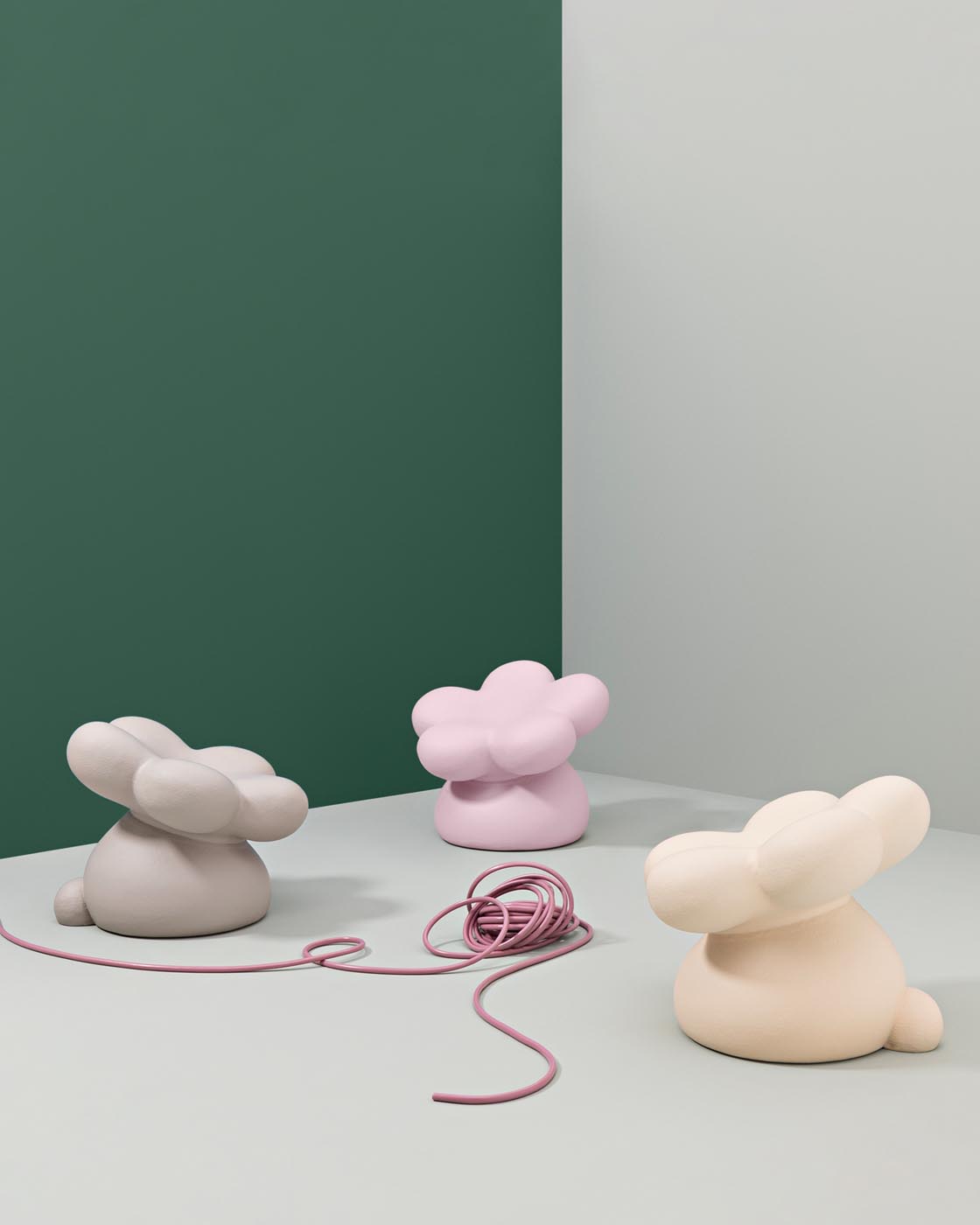Flowie Seat - Sweet Pink - Sculpture - Gufram