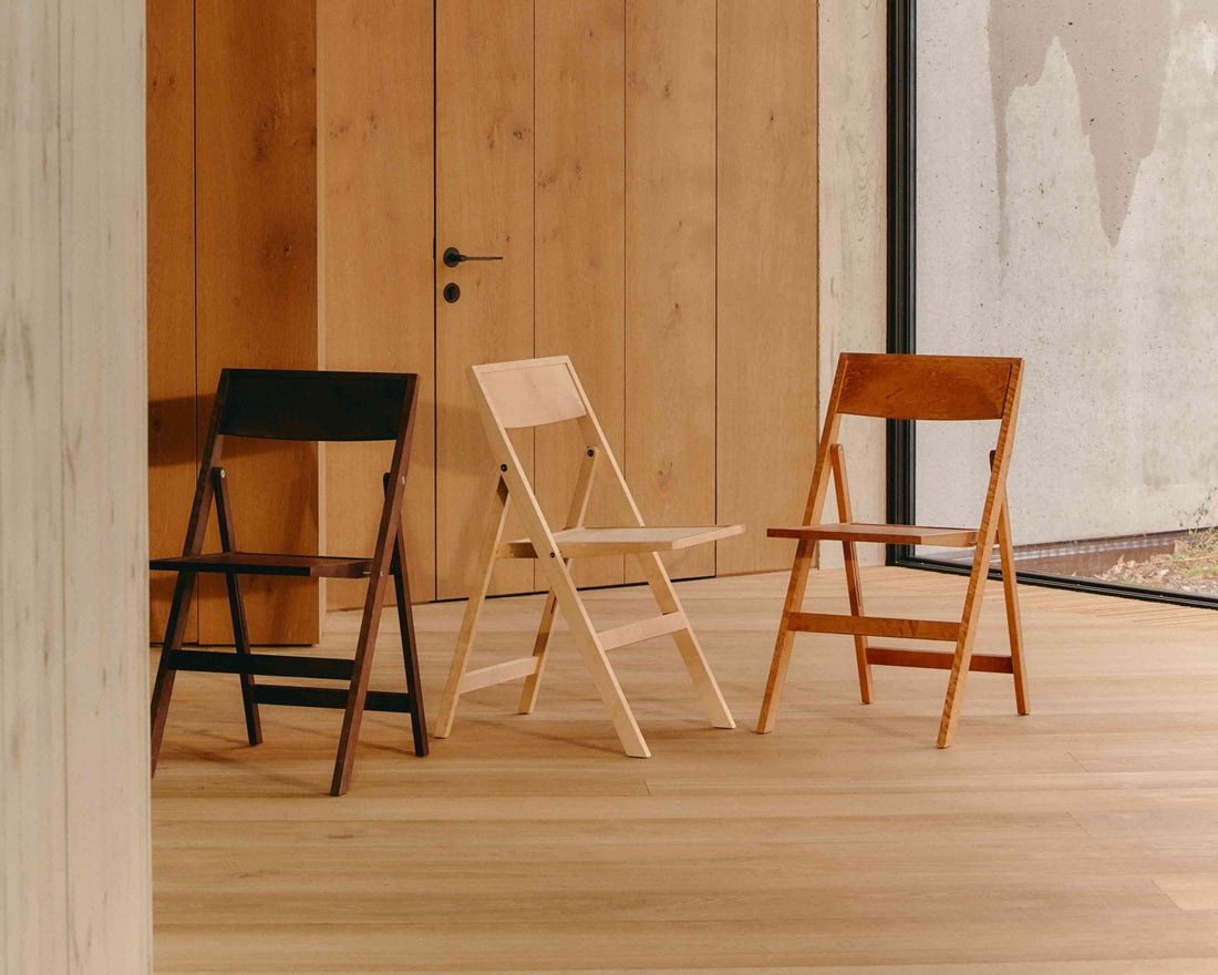 Folding Flat Chair - Natural Birch - Chairs - Frama
