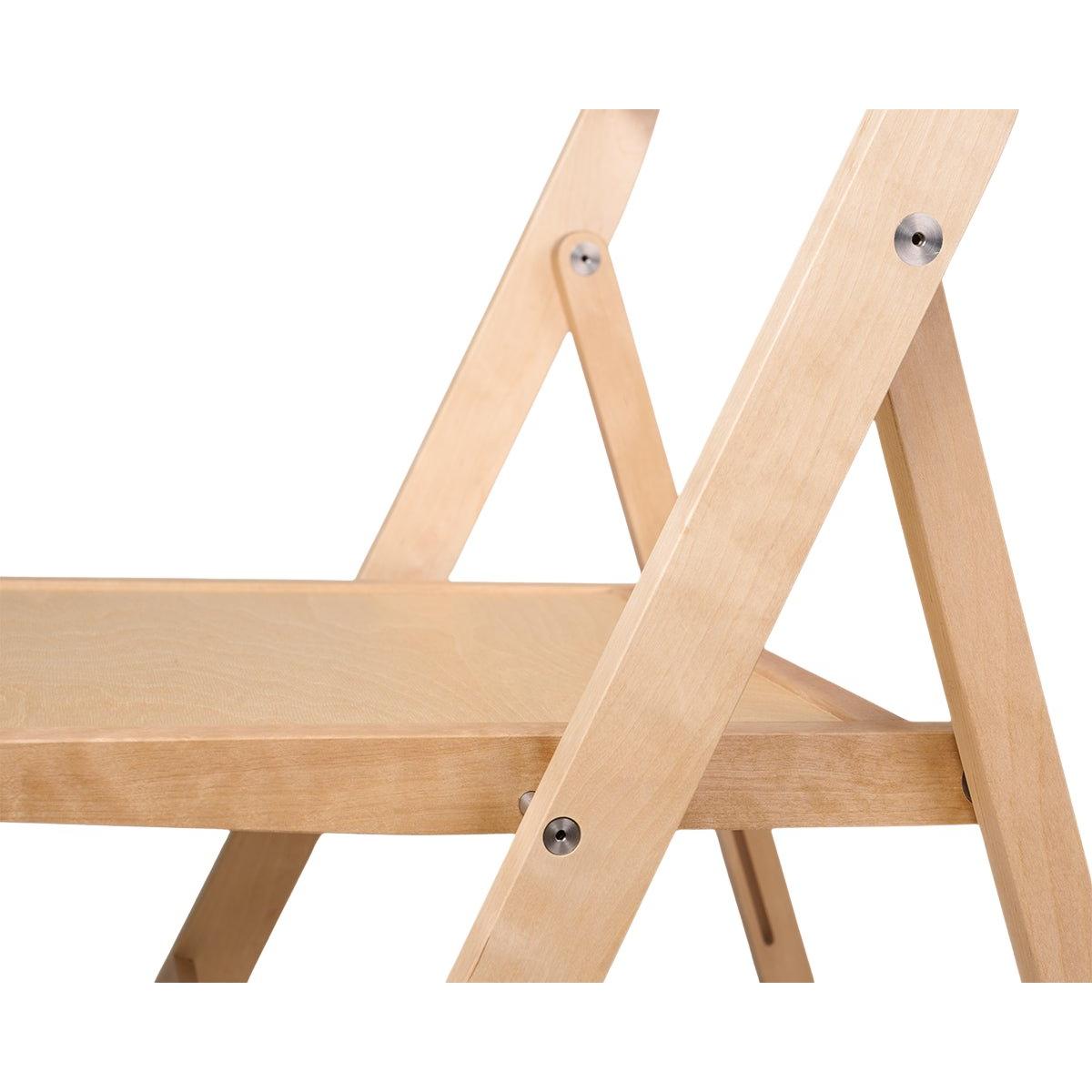 Folding Flat Chair - Natural Birch - Chairs - Frama – view 4