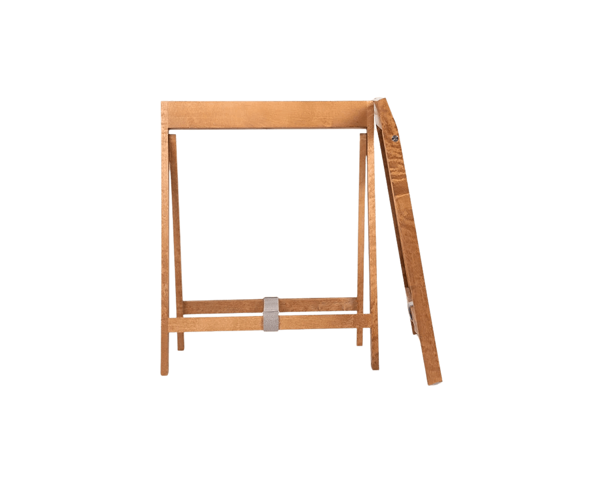 Folding Flat Table Trestles - Warm Brown Birch - Dining Tables - Frama – view 5