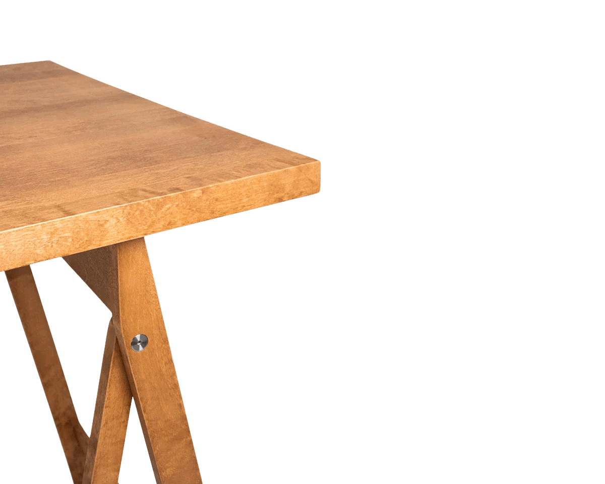 Folding Flat Trestle Table - Warm Brown Birch - Dining Tables - Frama – view 7
