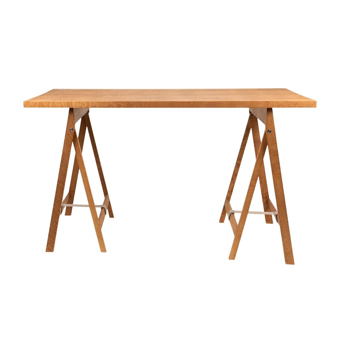 Folding Flat Trestle Table - Warm Brown Birch - Dining Tables - Frama – view 3