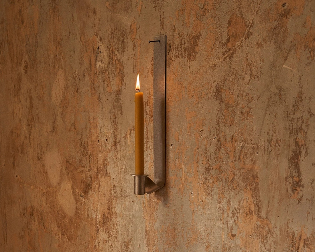 Ornament Candle Holder - Stainless Steel - Long - Lifestyle - Frama