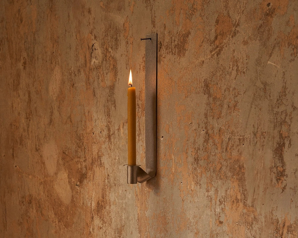 Ornament Candle Holder - Stainless Steel - Long - Lifestyle - Frama
