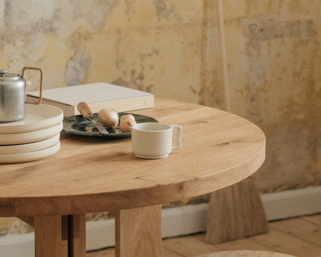 Otto Ceramic Mug with Handle – Natural - Lifestyle - Frama