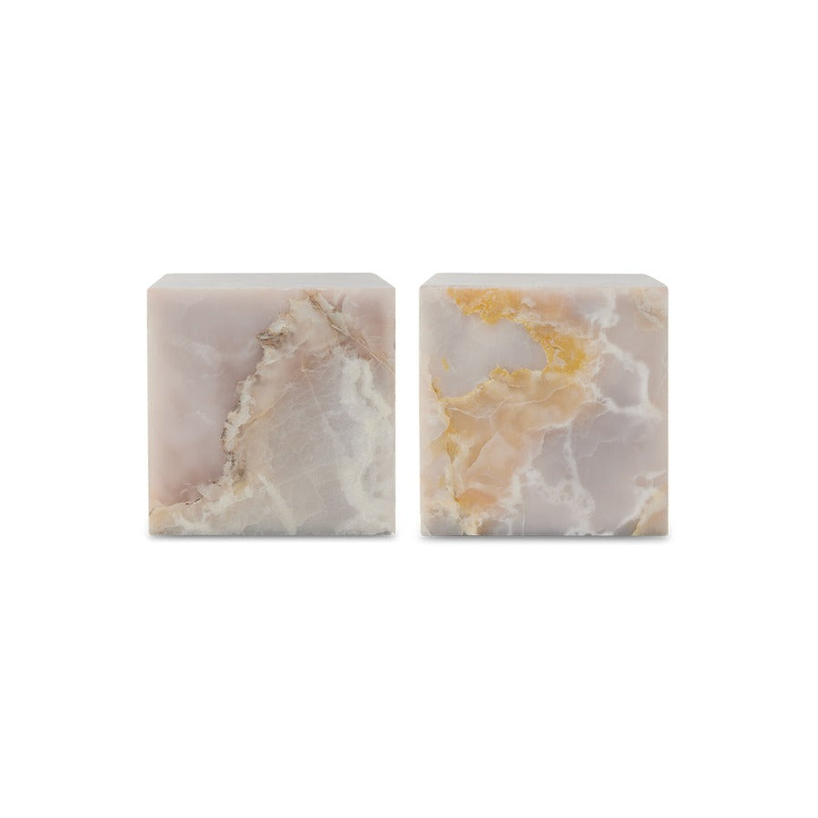 Pink Onyx Block Table – HKLIVING – view 5