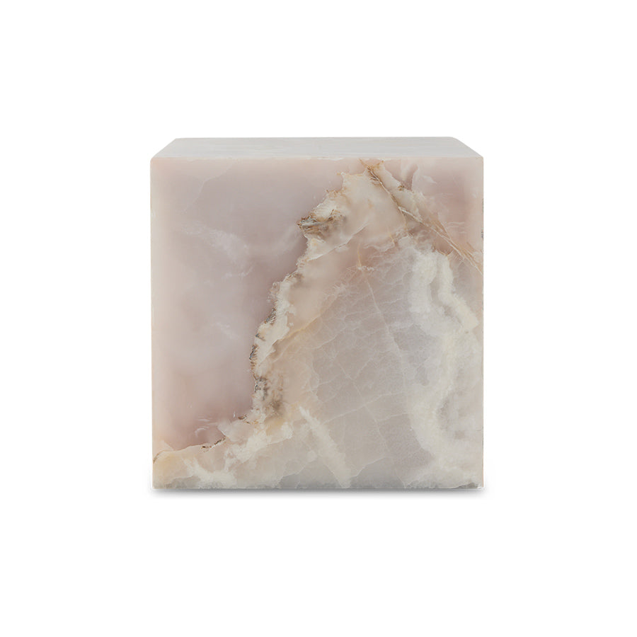 Pink Onyx Block Table – HKLIVING