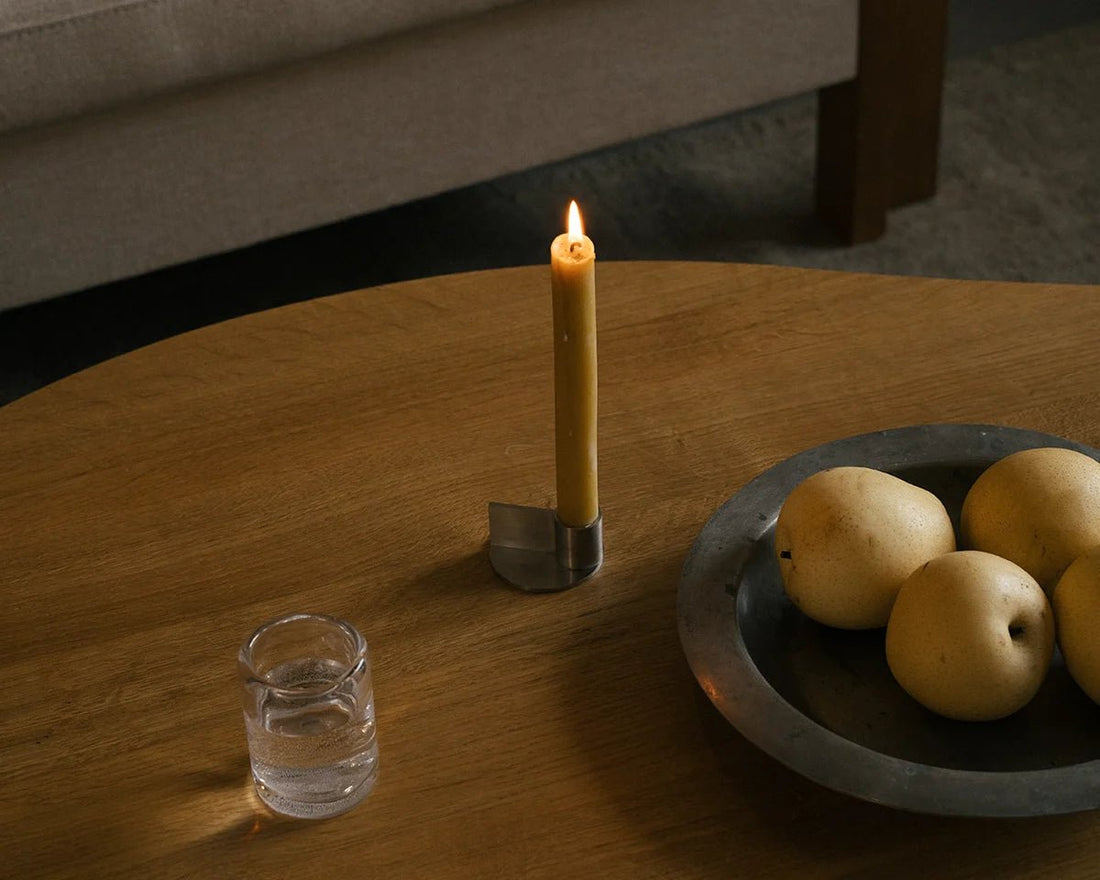 Fundament Candle Holder - Stainless Steel - Form 1 - Candle Holders - Frama