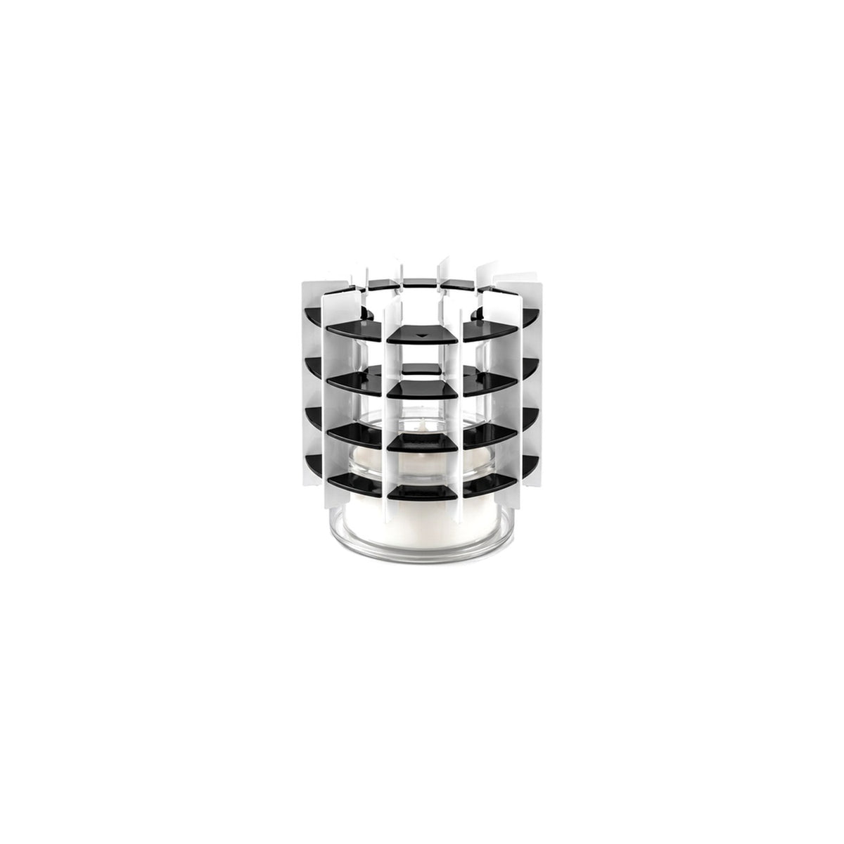 Gravity – Tealight Holder – Black / White – Fundamental Berlin