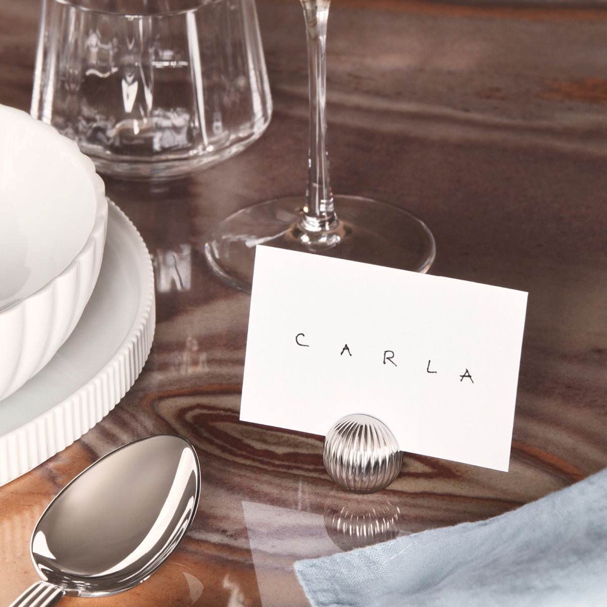 Bernadotte - Table Card Holder, 4 pcs