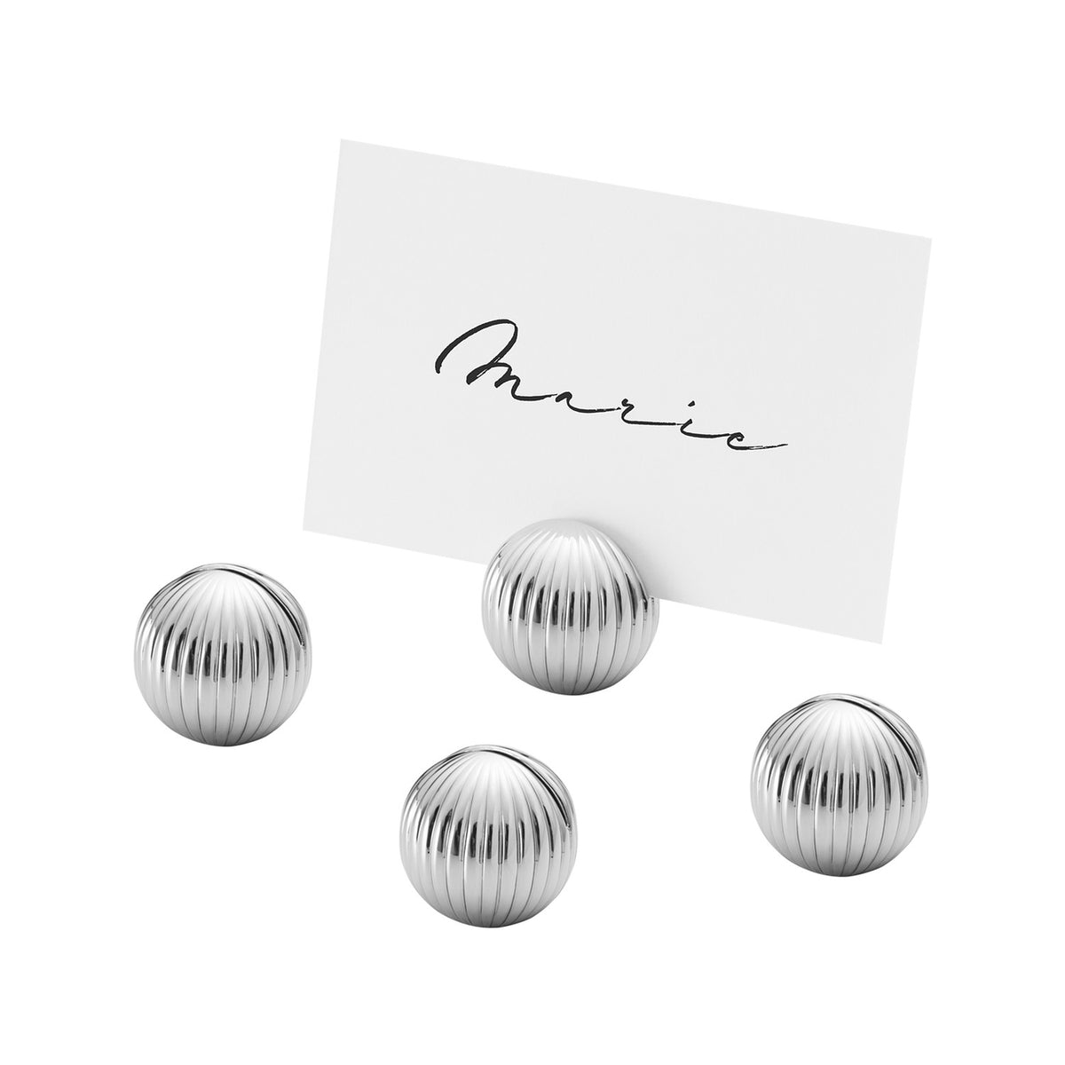 Bernadotte - Table Card Holder, 4 pcs – Georg Jensen – view 3