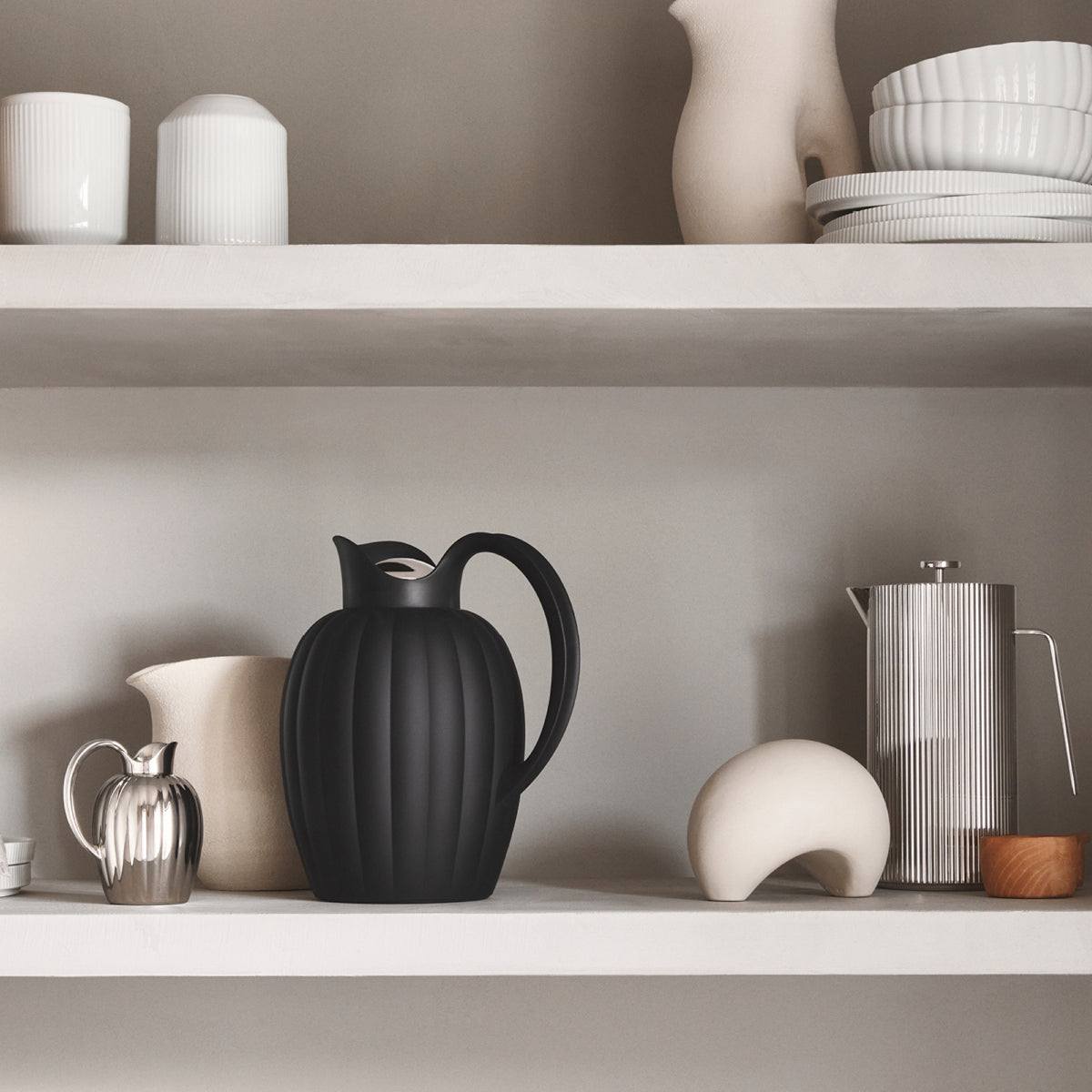 Bernadotte - Thermo Jug 1 L, Midnight Black – view 3
