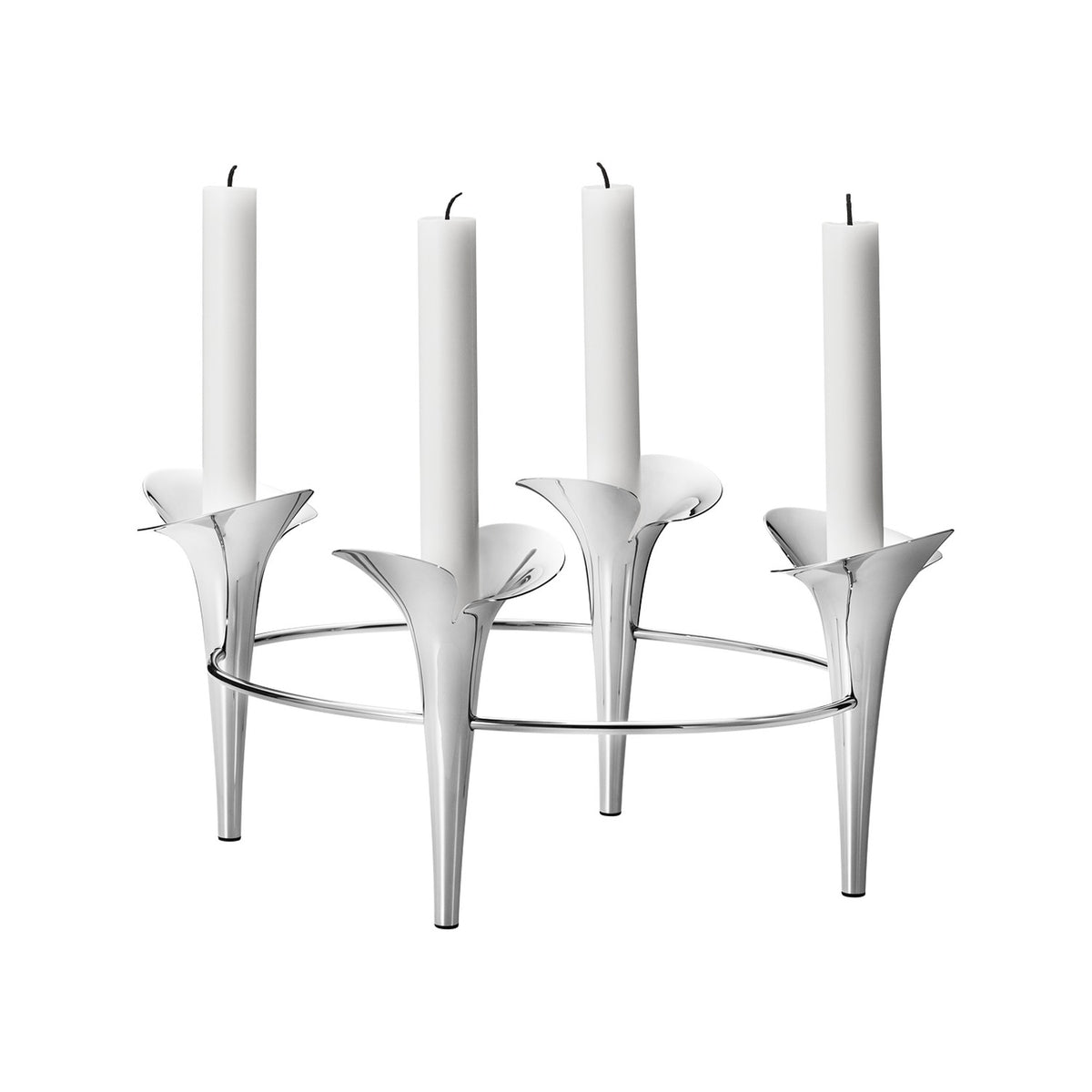 Bloom Botanica - Taper Candleholder, 4 Candles – Georg Jensen