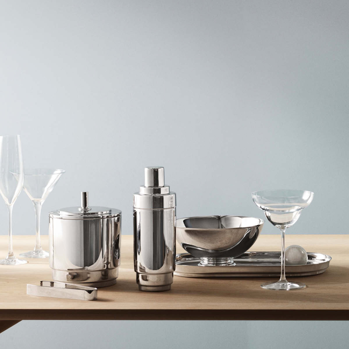 Manhattan - Ice Bucket with Tongs
