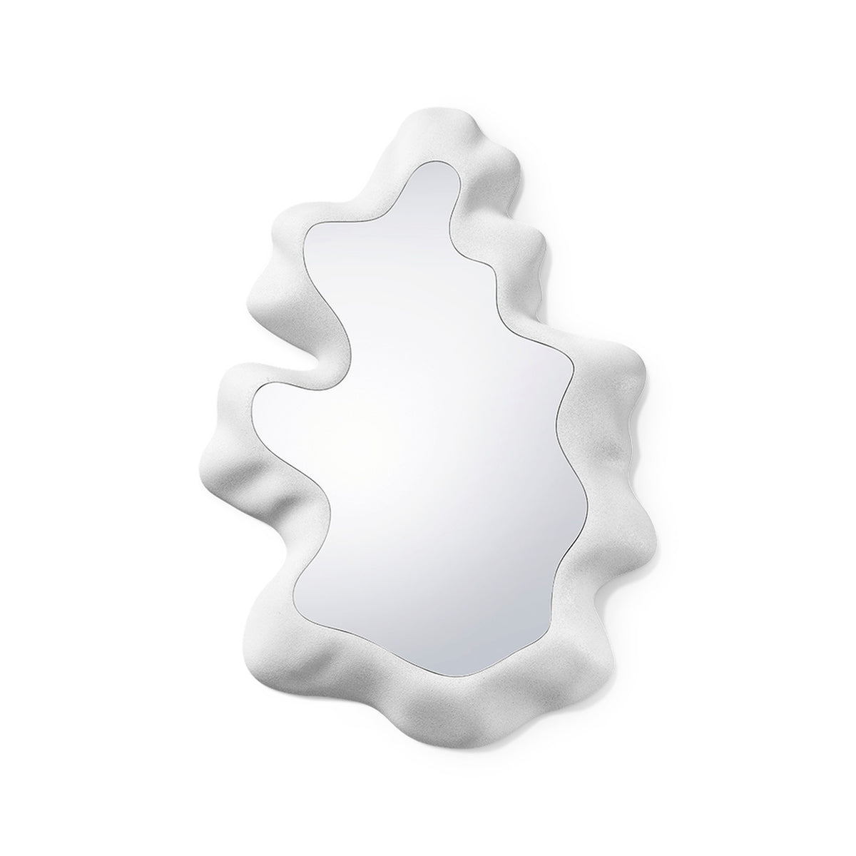 Gufram Sculpted Mirror, White