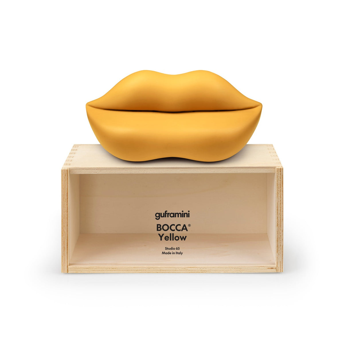 Gufram Guframini Bocca - Yellow