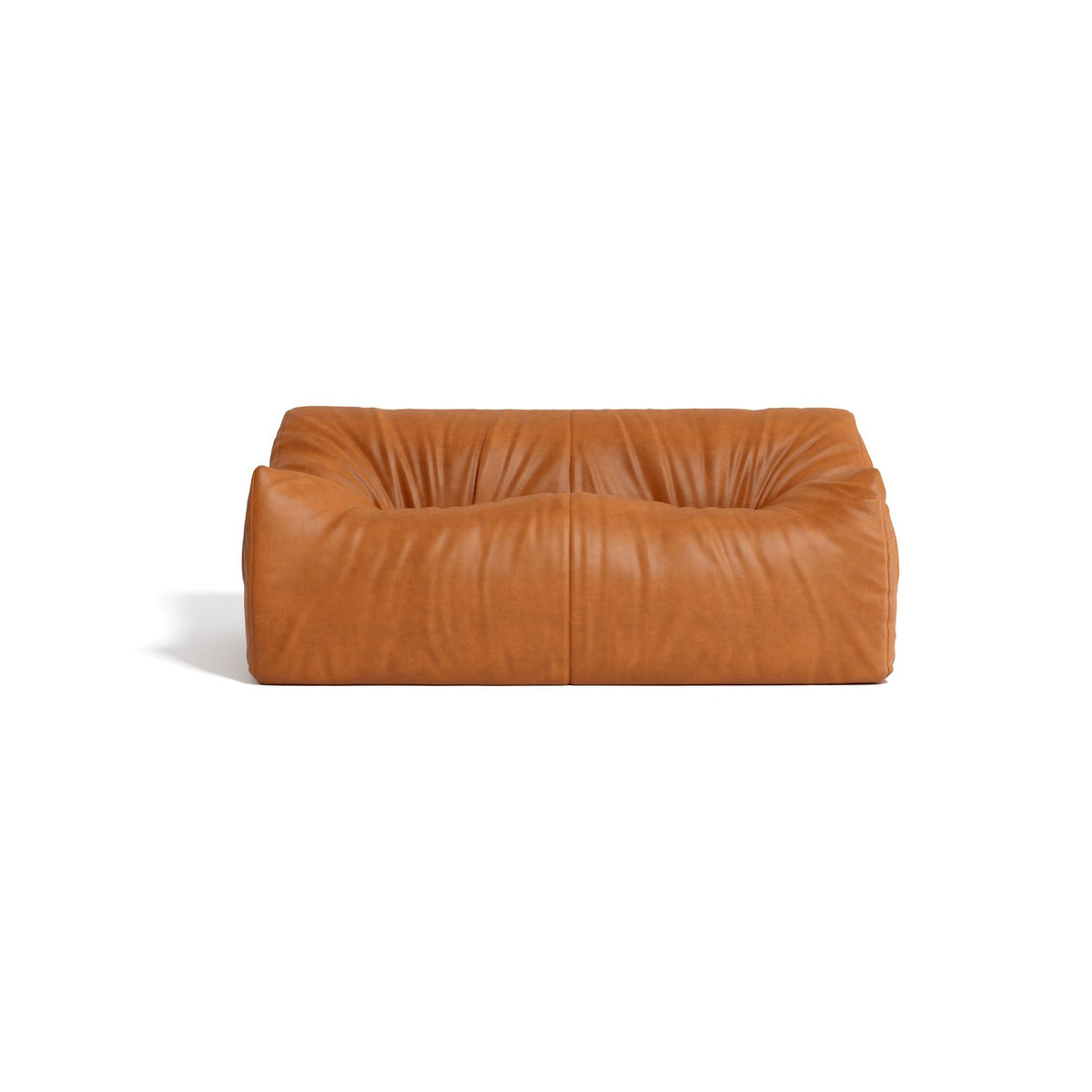 Gufram Womb Sofa, Leather Toffee