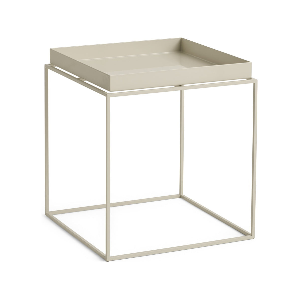 Tray Table - Side Table M Warm beige - Furniture - HAY
