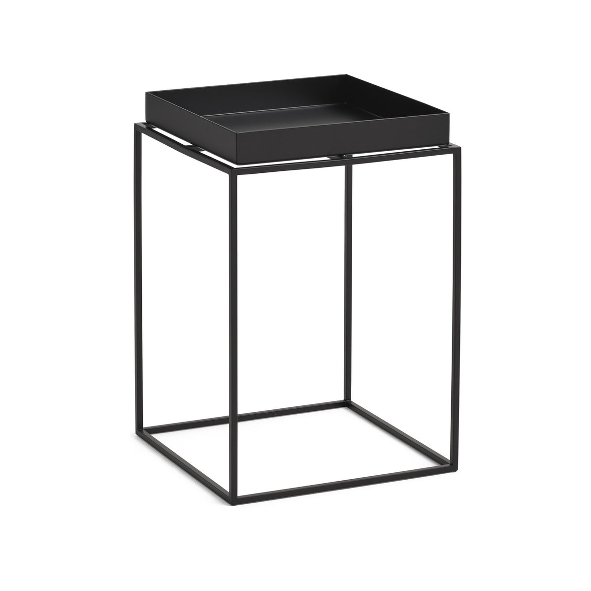 Tray Table - Side Table S High Black - Furniture - HAY