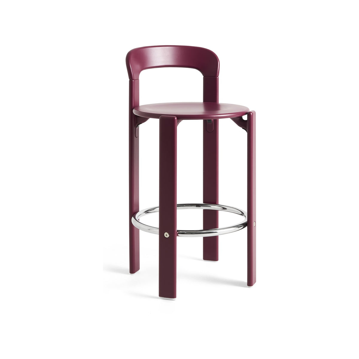 HAY Rey Bar Stool Grape red H65