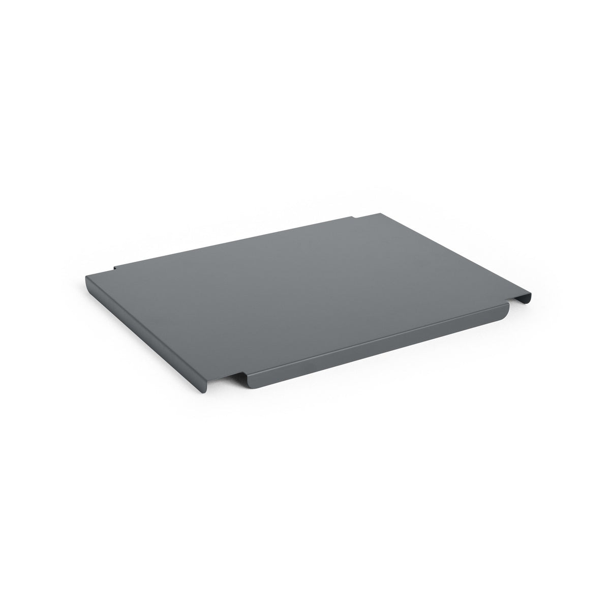 Colour Crate Lid Metal - Medium - Charcoal - Home Accessories - HAY
