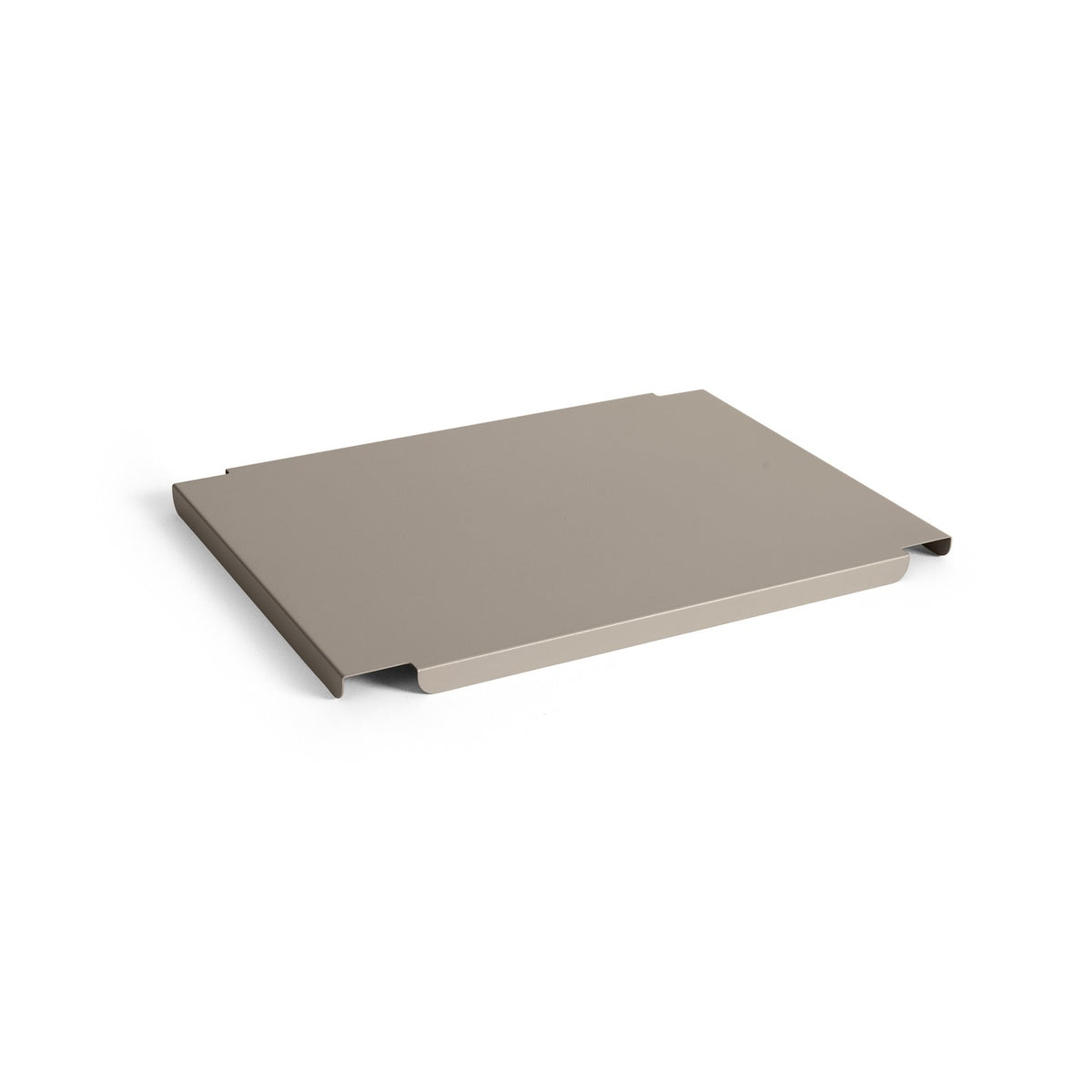 Colour Crate Lid Metal - Medium - Warm grey - Home Accessories - HAY