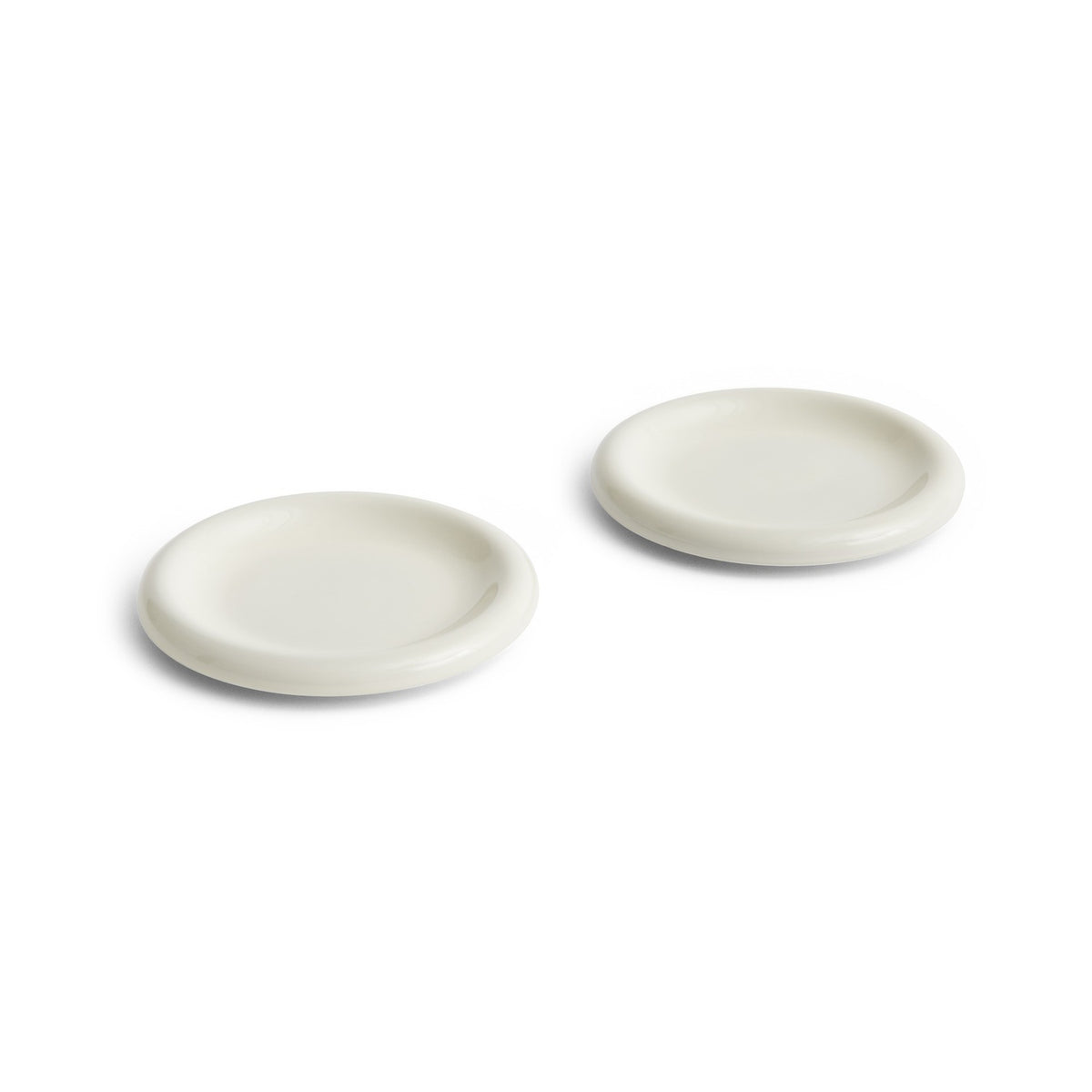 Barro Plate Set of 2 - Off-white Ø 18 cm - Kitchen - HAY