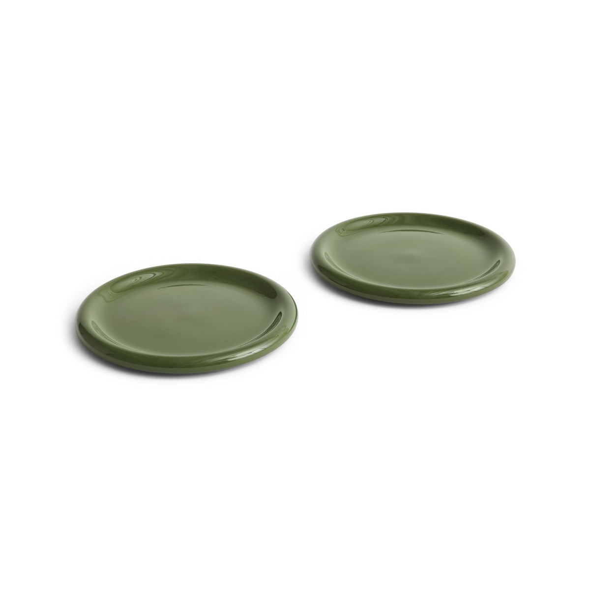 Barro Plate Set of 2 - Green Ø 24 cm - Kitchen - HAY