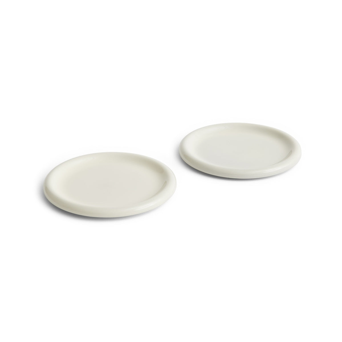 Barro Plate Set of 2 - Off-white Ø 24 cm - Kitchen - HAY