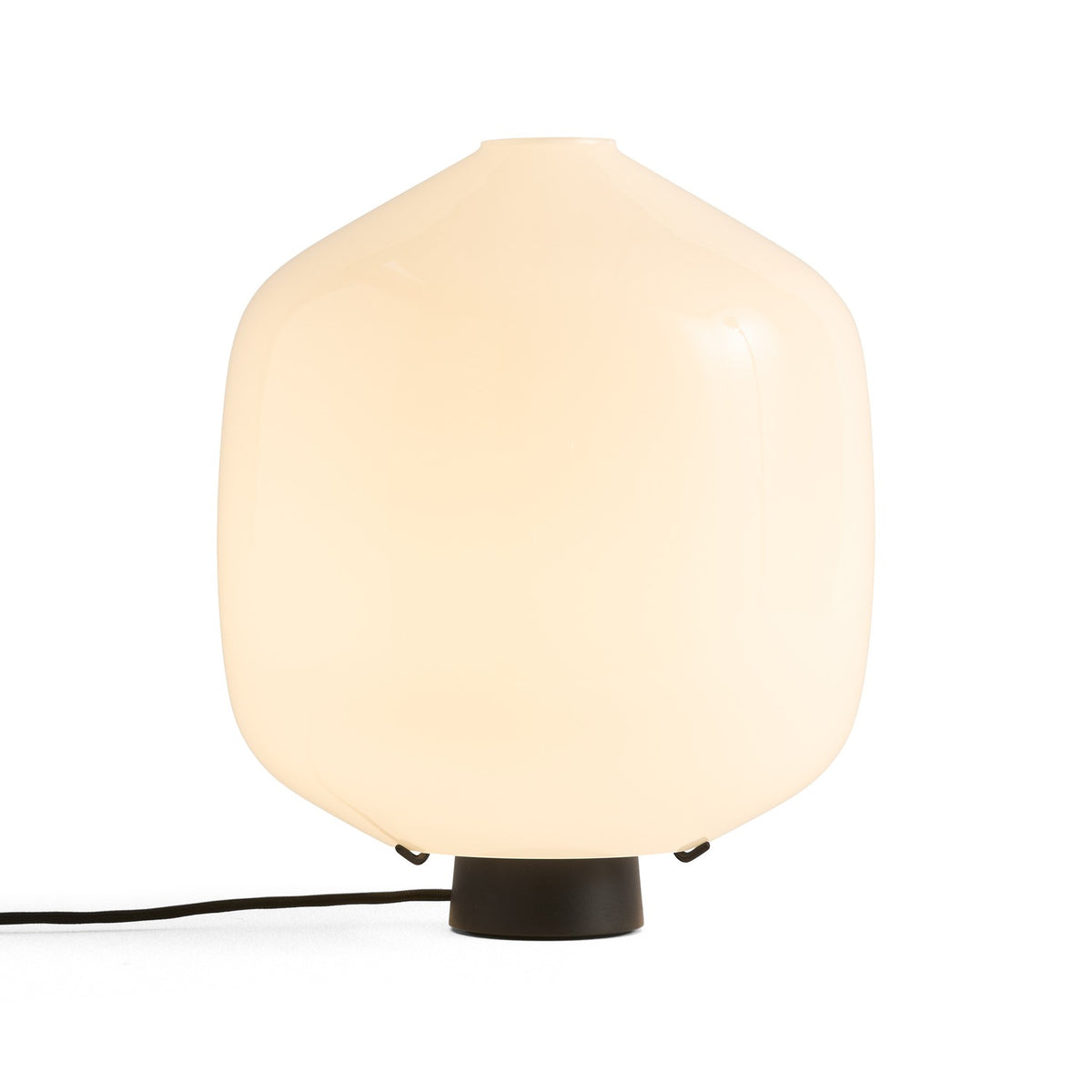 Aspekt Buoy Glass Table Lamp - Ø 30 cm, switched on - Lighting - HAY