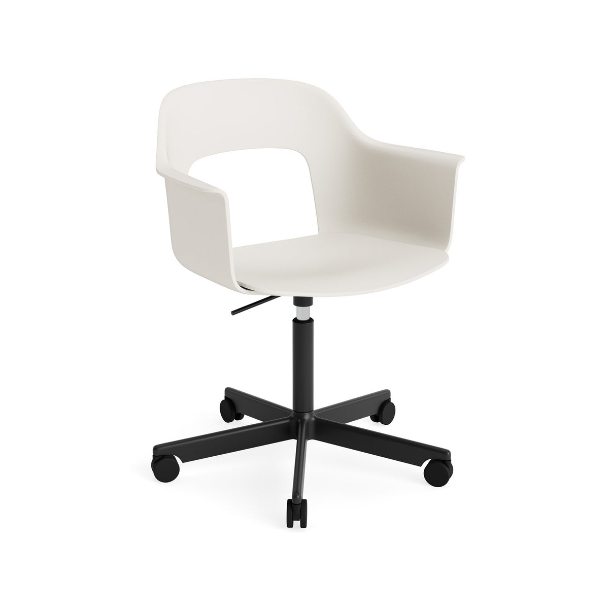 Layout Armchair 241 - Cream White, Black Powder Coated Aluminium - Chairs - HAY