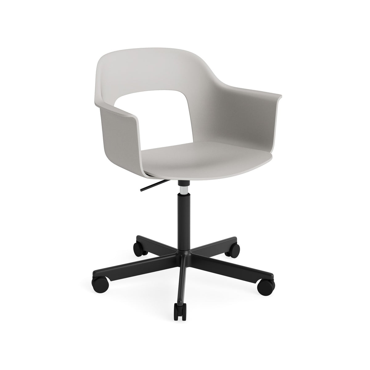 Layout Armchair 241 - Sky Grey, Black Powder Coated Aluminium - Chairs - HAY