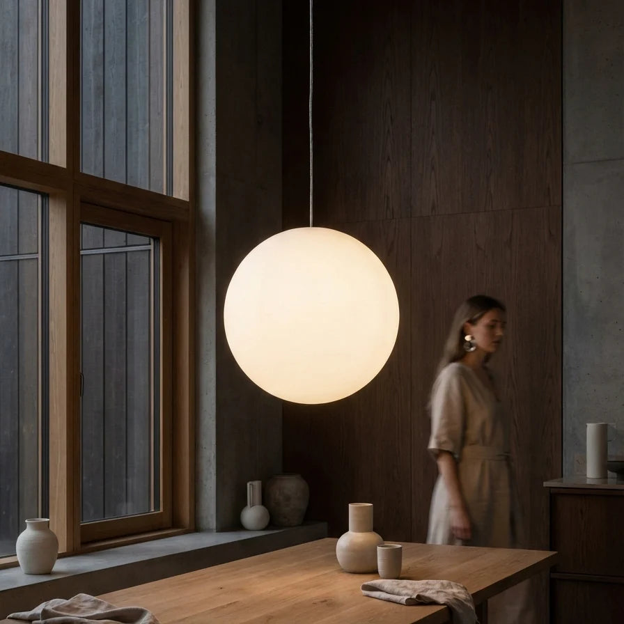 Luna Glass Lamp – Design House Stockholm – view 8