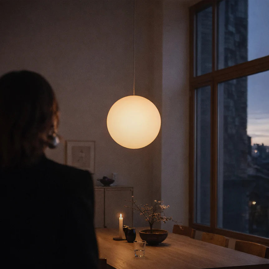Luna Glass Lamp – Design House Stockholm – view 11