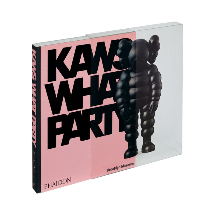 KAWS: WHAT PARTY - Black on Pink edition - Bücher - Phaidon