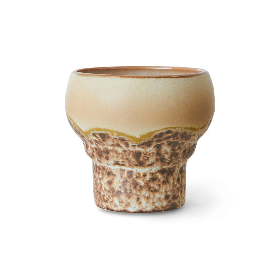 70s Ceramics – Lungo Mugs, Coral (set of 2) – HKLIVING – view 5