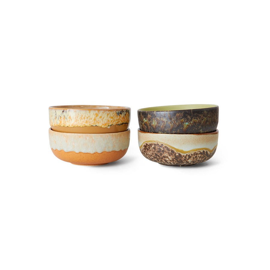 70s Ceramics – Tapas Bowls, Drift (set of 4) – HKLIVING