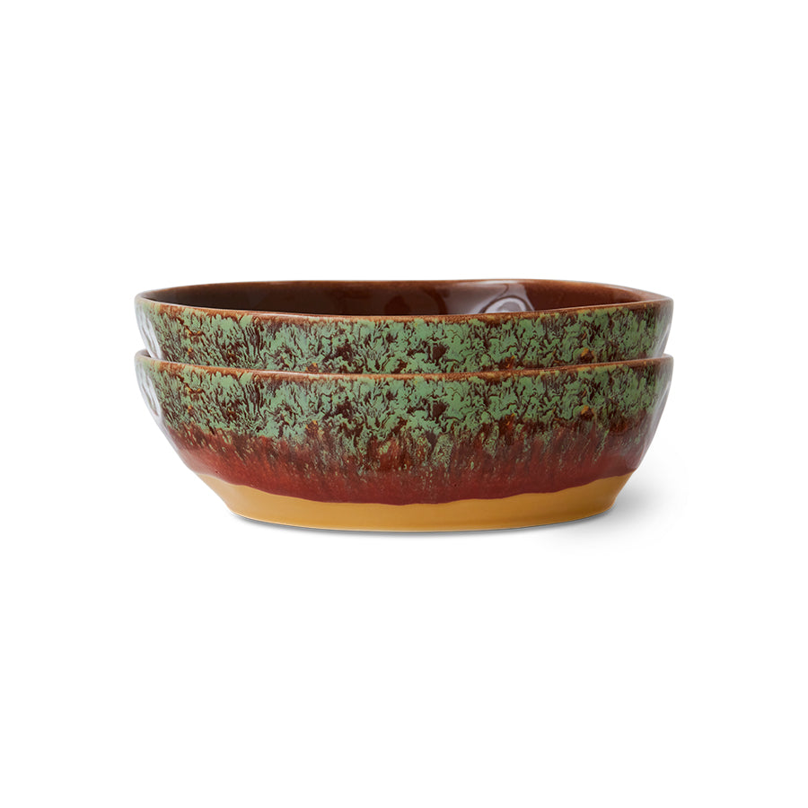 70s Ceramics – Pasta Bowls, Cove (set of 2) – HKLIVING