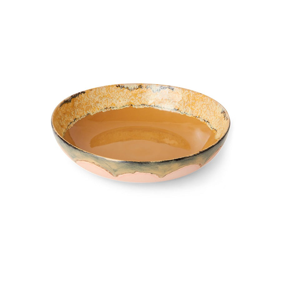70s Ceramics – Salad Bowl, Sunflower – HKLIVING – view 3