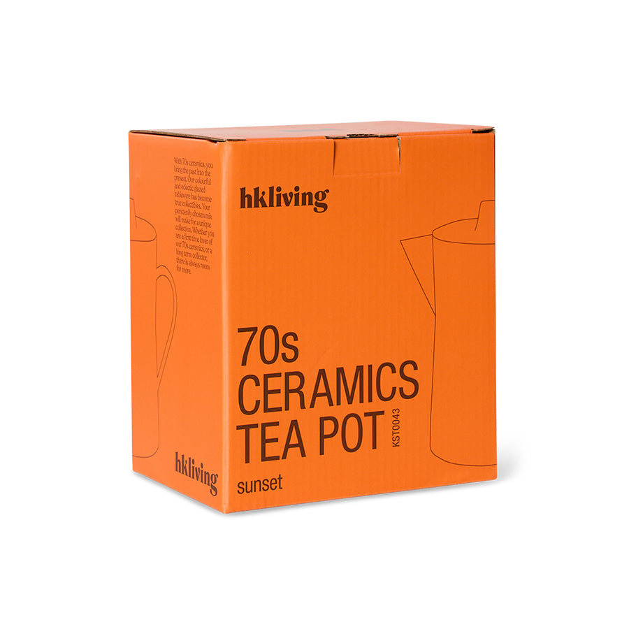 70s Ceramics – Tea Pot, Sunset – HKLIVING – view 6