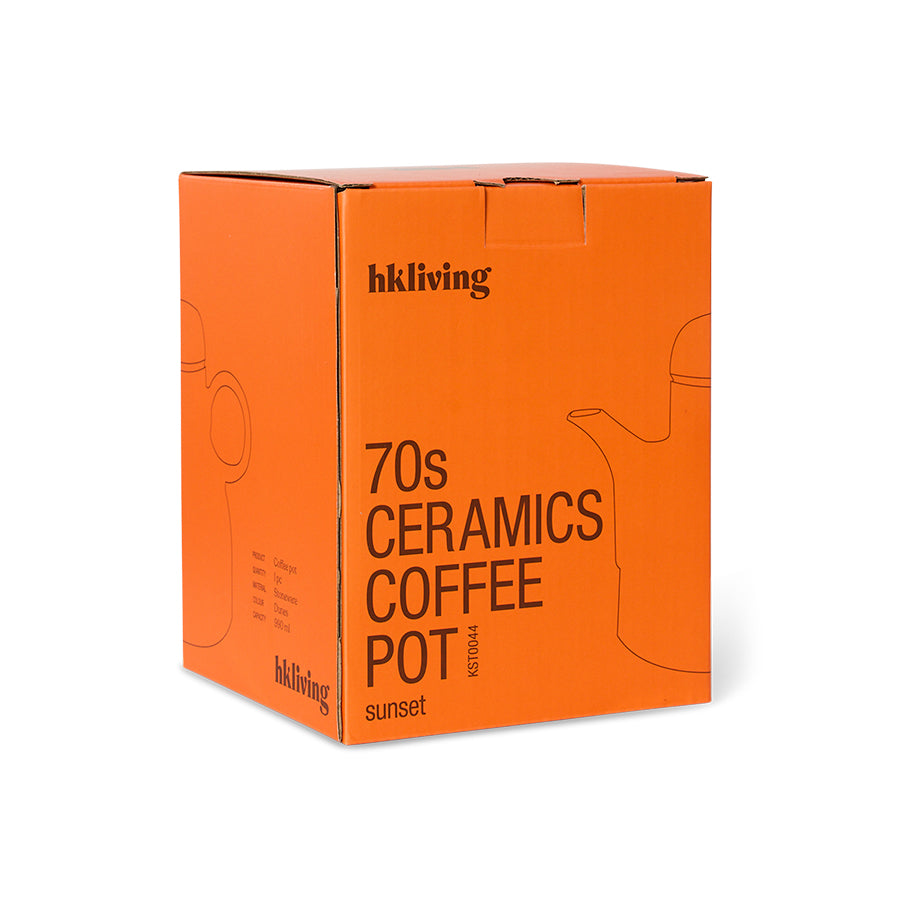 70s Ceramics – Coffee Pot, Dunes – HKLIVING – view 5