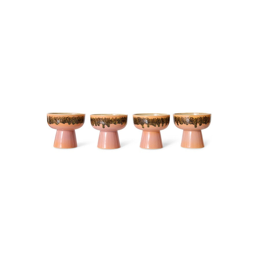 70s Ceramics – Tapas Bowl on Base L, Lush – HKLIVING – view 4
