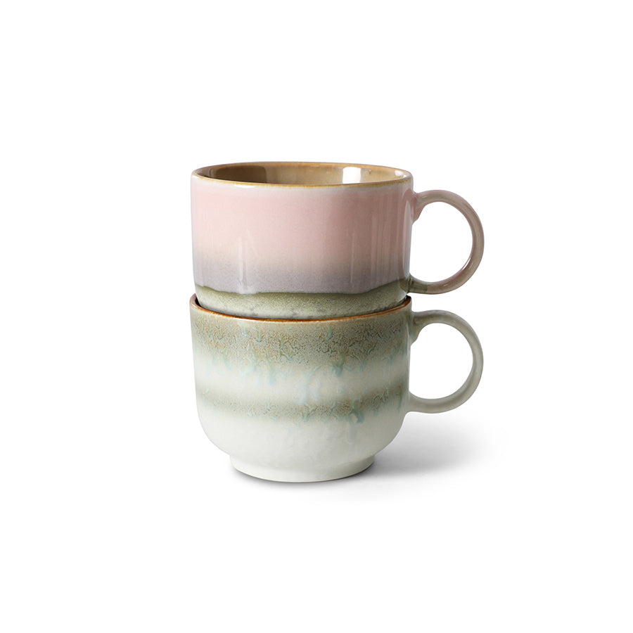 70s Ceramics – Tea Cups, Nova (set of 2) – HKLIVING