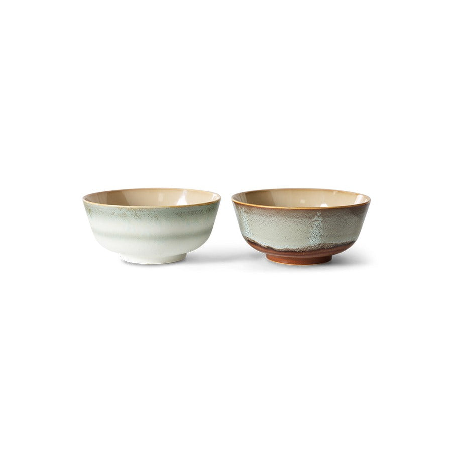 70s Ceramics – Ramen Bowls, Verge (set of 2) – HKLIVING – view 3