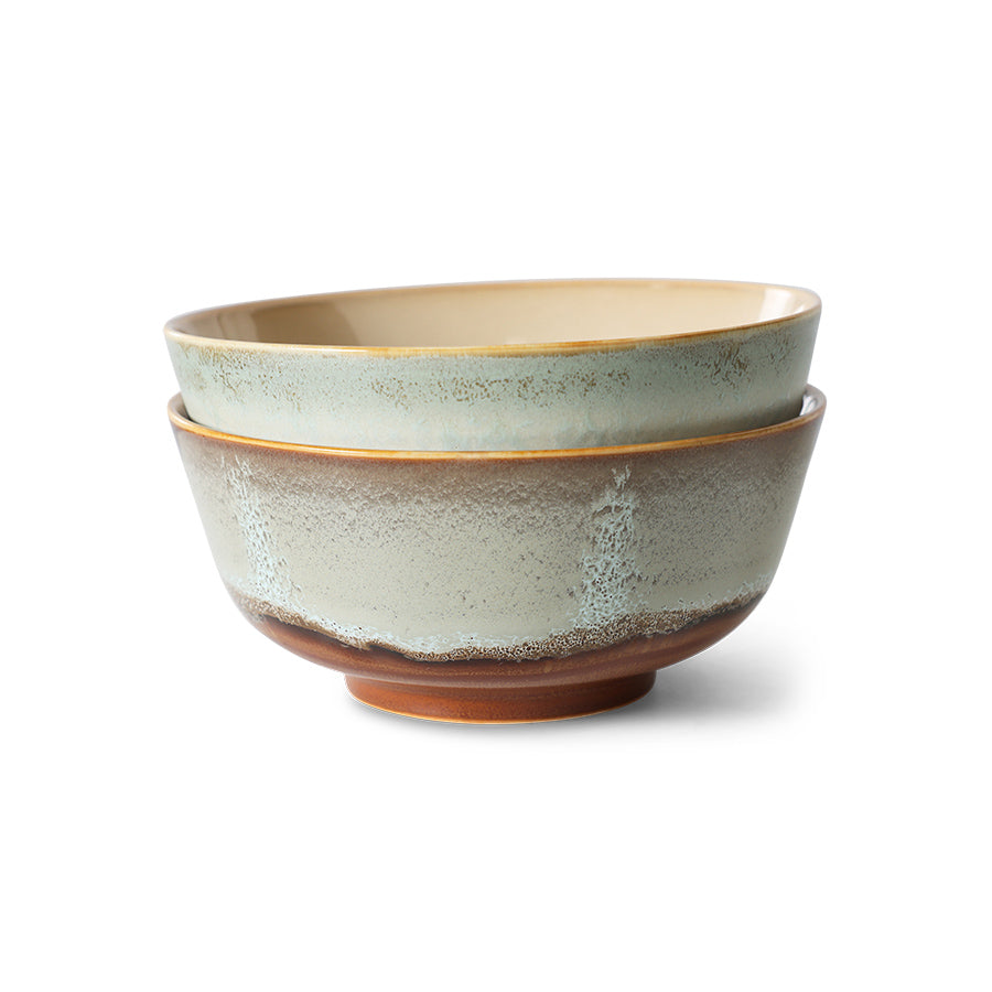 70s Ceramics – Ramen Bowls, Verge (set of 2) – HKLIVING