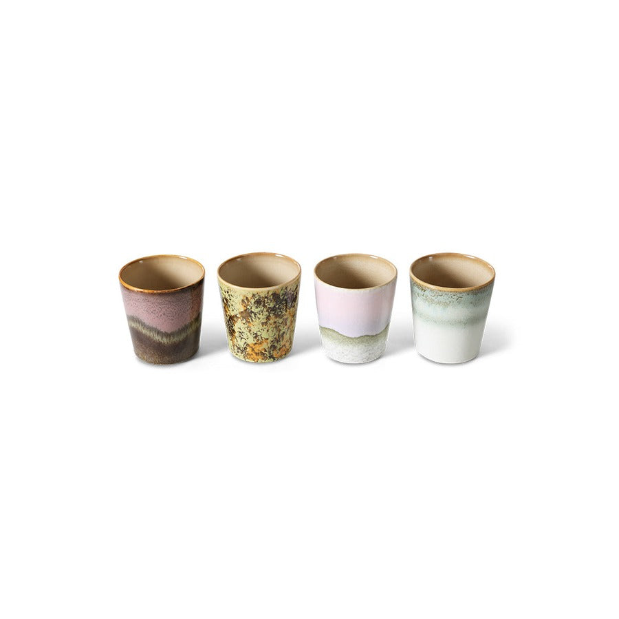 70s Ceramics – Coffee Mugs, Serendipity (set of 4) – HKLIVING – view 4