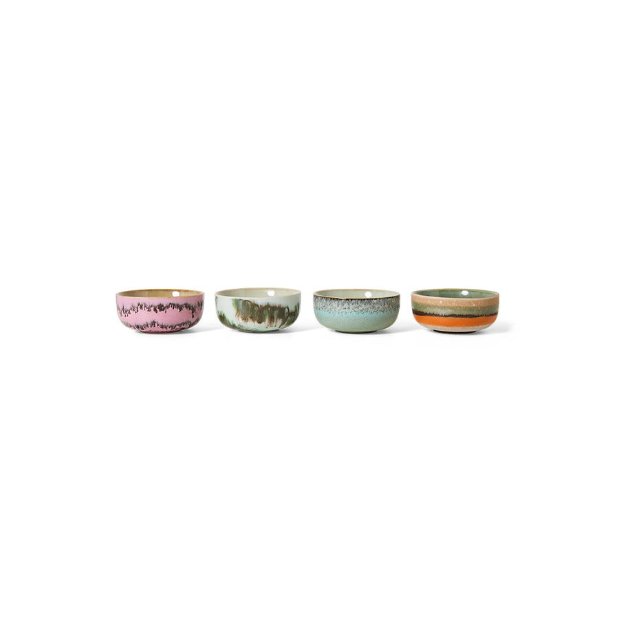 70s Ceramics – Tapas Bowls, Renaissance (set of 4) – HKLIVING – view 3