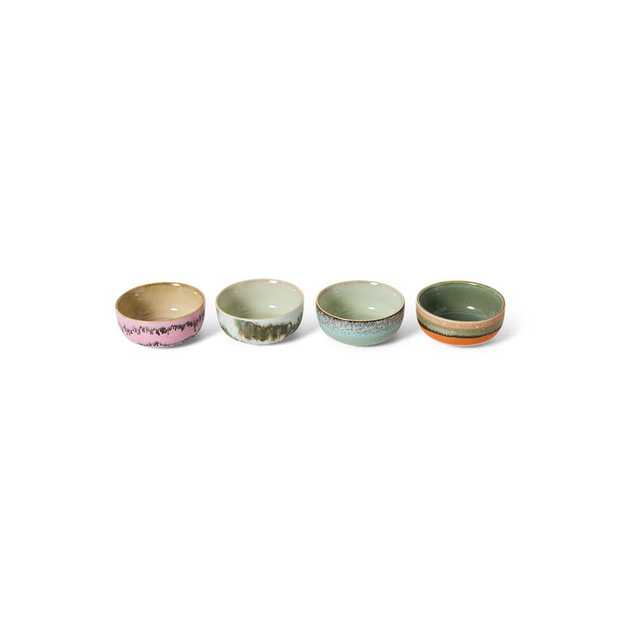 70s Ceramics – Tapas Bowls, Renaissance (set of 4) – HKLIVING – view 4