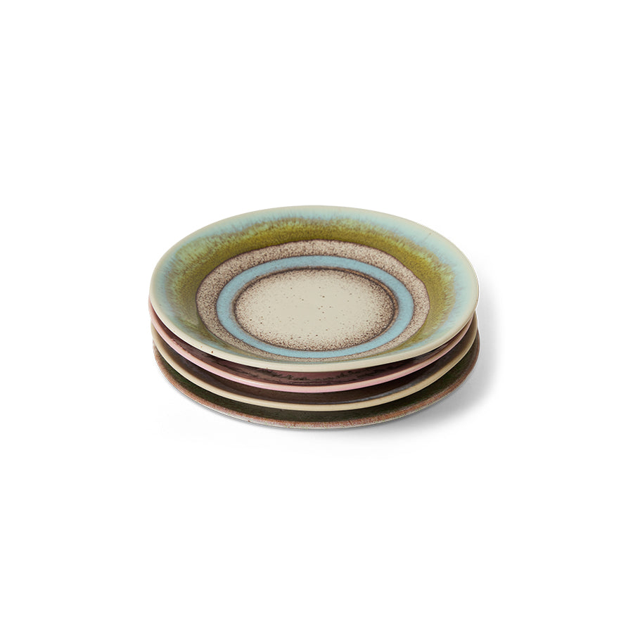 70s Ceramics – Saucers, Doodle (set of 4) – HKLIVING – view 3